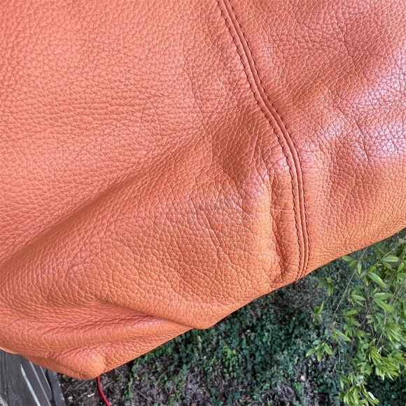 VINTAGE COACH Leather Crossbody Shoulder Bag Zip Top Purse AUTHENTIC - Picture 8 of 13